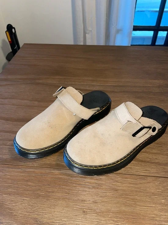 Doc Marten Suede Slip-On Clogs - Picture 7 of 7